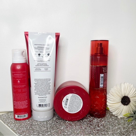 Bath & Body Works Winter Candy Apple Body Care Gift Set NWT - Picture 4 of 5